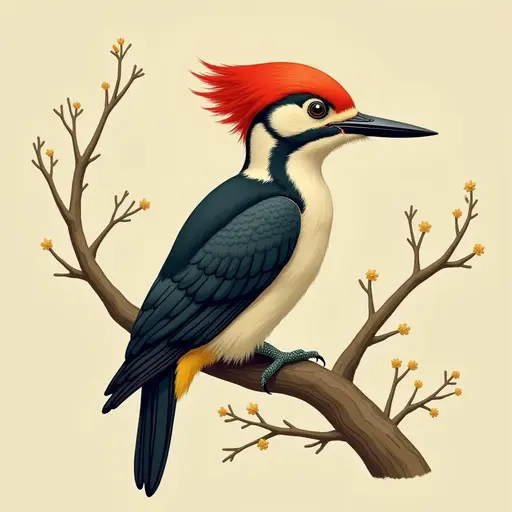 A Woodpecker used for avatar