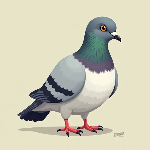 A Pigeon used for avatar