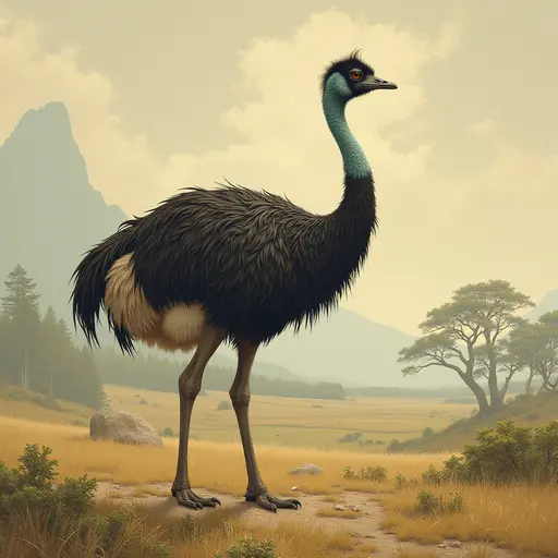 A Emu used for avatar