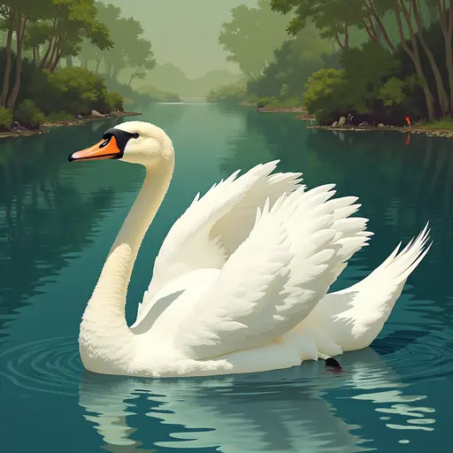 A Swan used for avatar