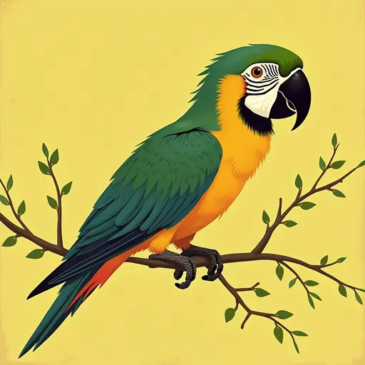 A Parrot used for avatar