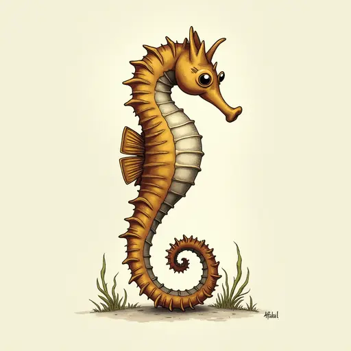 A Seahorse used for avatar