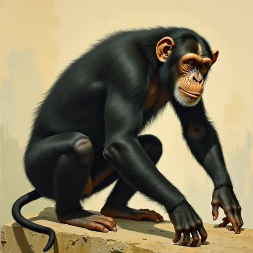 A Chimpanzee used for avatar