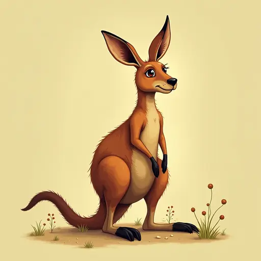 A Kangaroo used for avatar