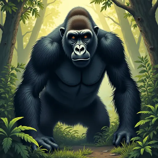 A Gorilla used for avatar