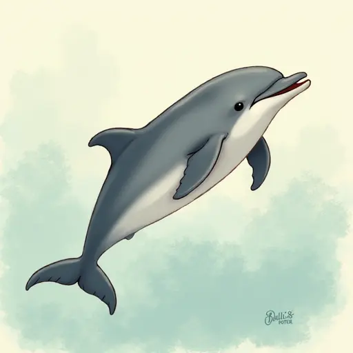 A Dolphin used for avatar