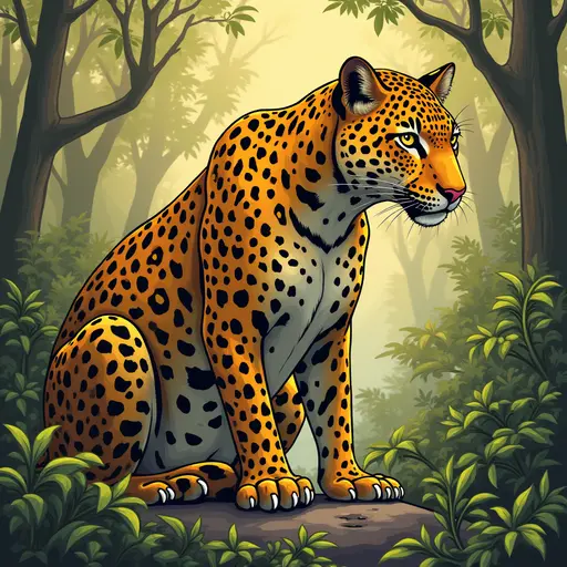 A Leopard used for avatar