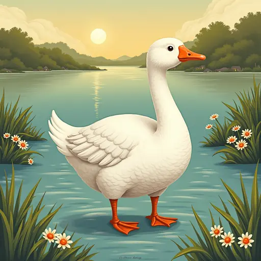 A Goose used for avatar