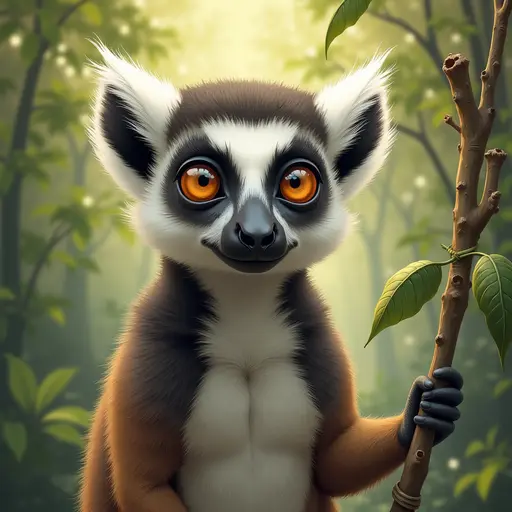 A Lemur used for avatar