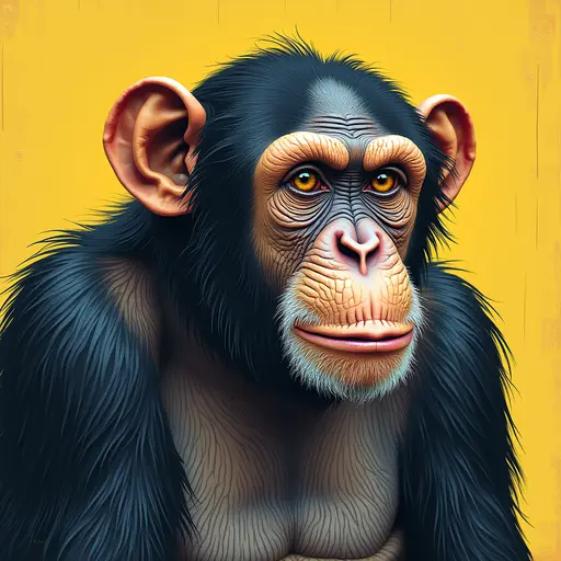 A Chimpanzee used for avatar