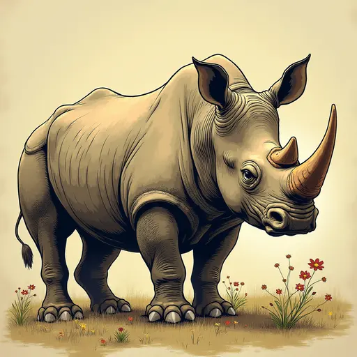 A Rhinoceros used for avatar