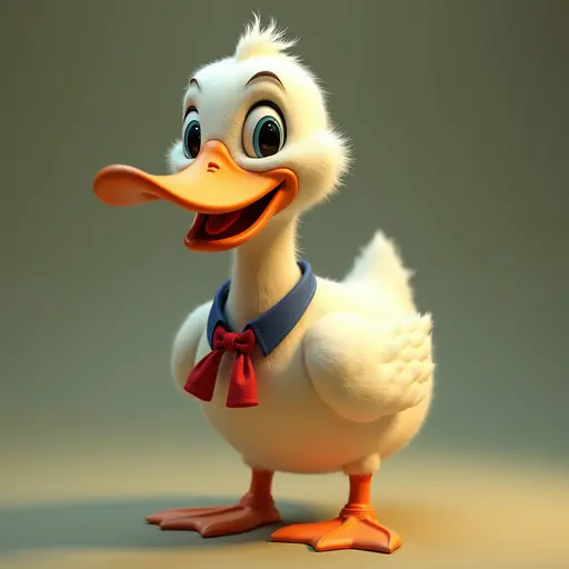 A Mischievous Duck