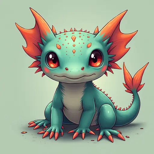 A Axolotl used for avatar