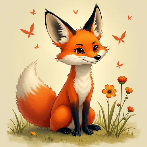 A Fox used for avatar