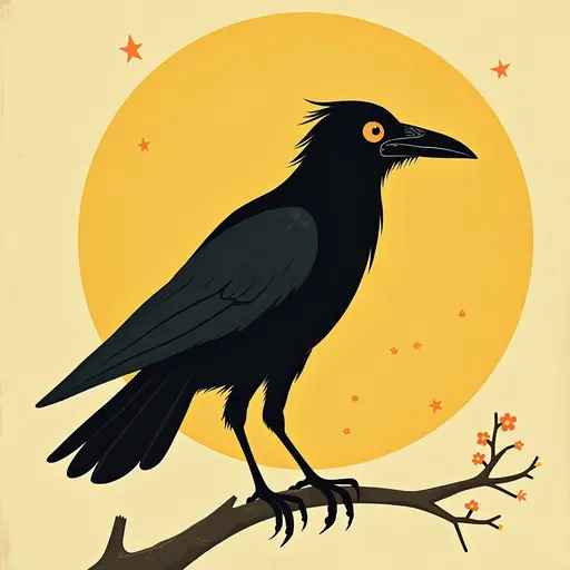 A Crow used for avatar