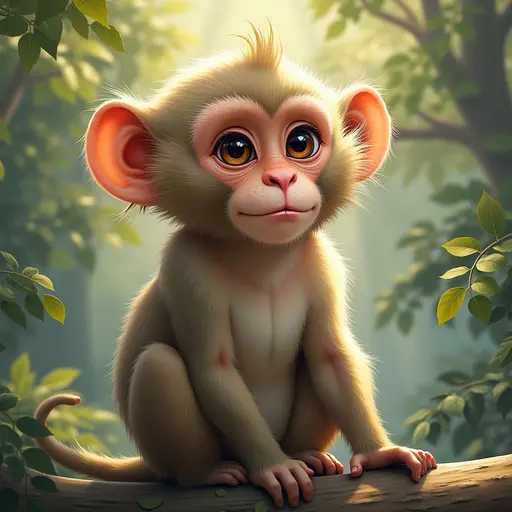 A Macaque used for avatar