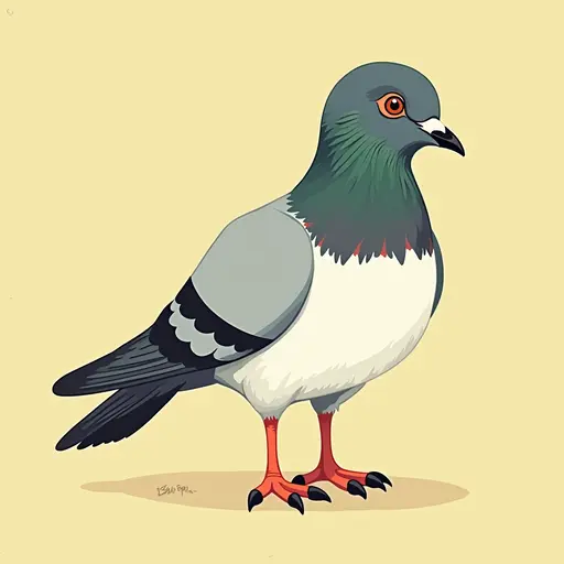 A Pigeon used for avatar