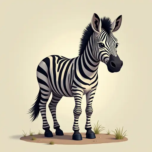 A Zebra used for avatar