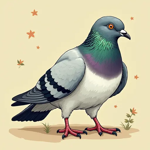 A Pigeon used for avatar