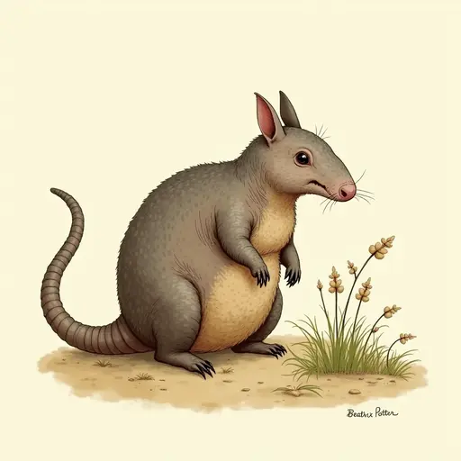 A Armadillo used for avatar