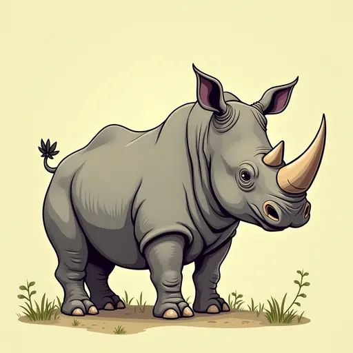 A Rhinoceros used for avatar