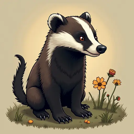 A Badger used for avatar