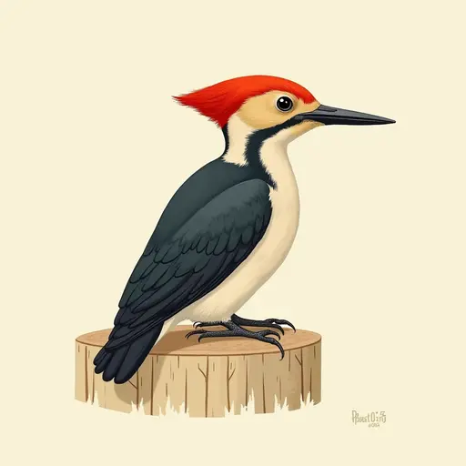 A Woodpecker used for avatar