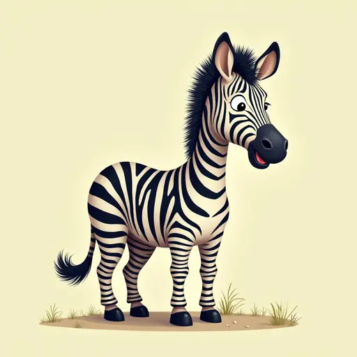 A Zebra used for avatar