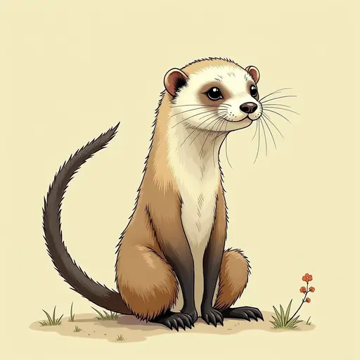 A Ferret used for avatar