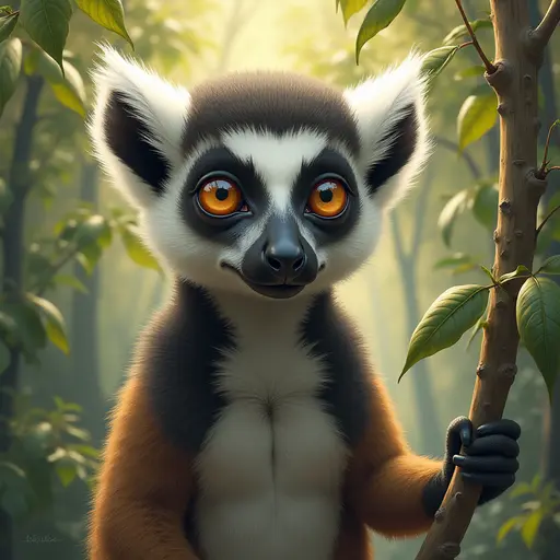 A Lemur used for avatar