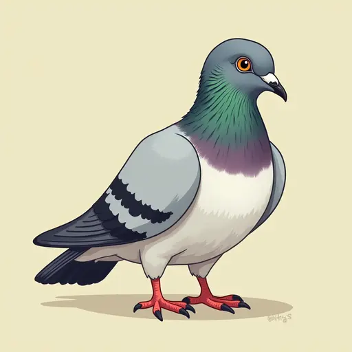 A Pigeon used for avatar