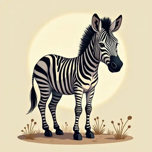 A Zebra used for avatar