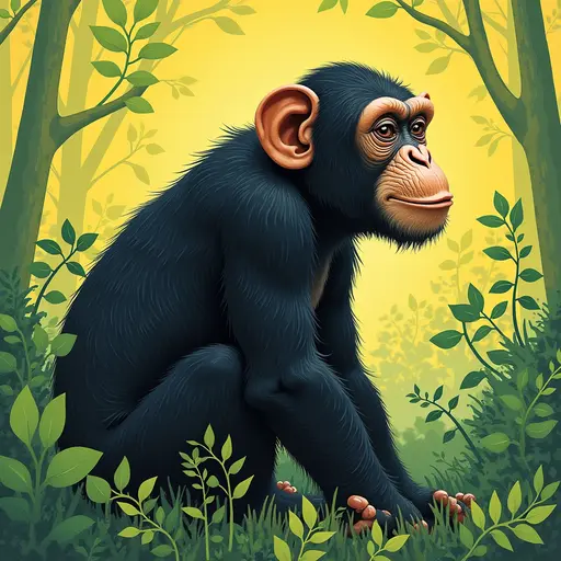 A Chimpanzee used for avatar