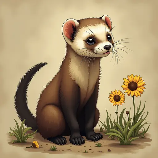 A Ferret used for avatar