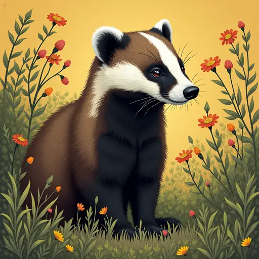 A Badger used for avatar