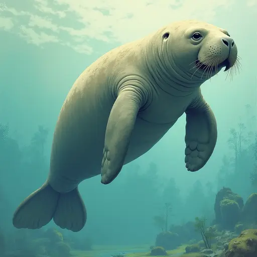 A Manatee used for avatar