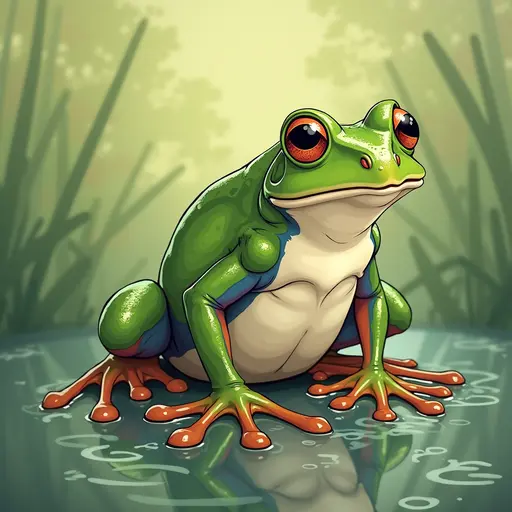 A Frog used for avatar