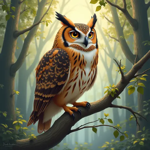 A Owl used for avatar