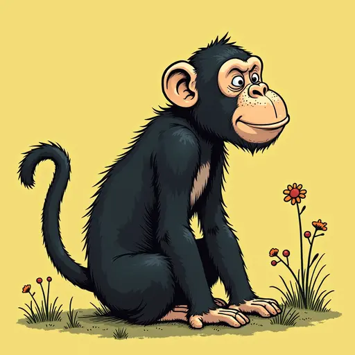 A Chimpanzee used for avatar