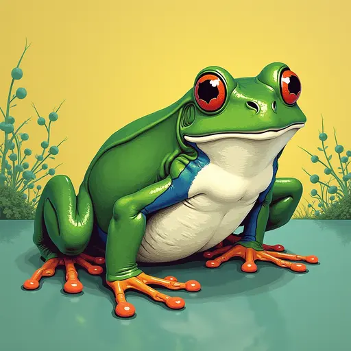 A Frog used for avatar