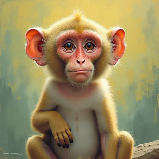 A Macaque used for avatar