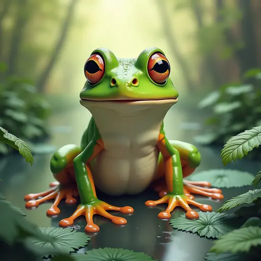 A Frog used for avatar