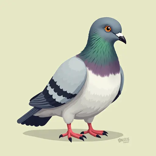 A Pigeon used for avatar