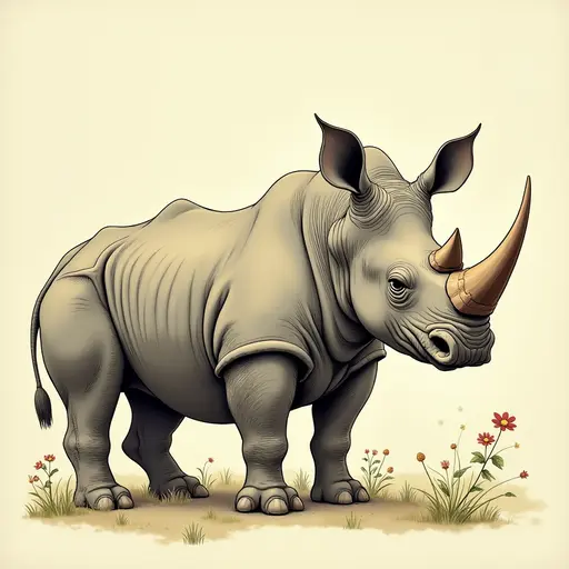 A Rhinoceros used for avatar