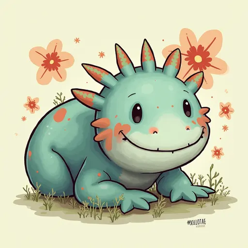 A Axolotl used for avatar