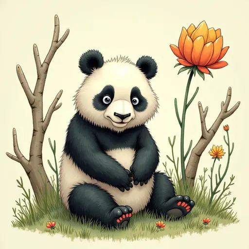 A Panda used for avatar