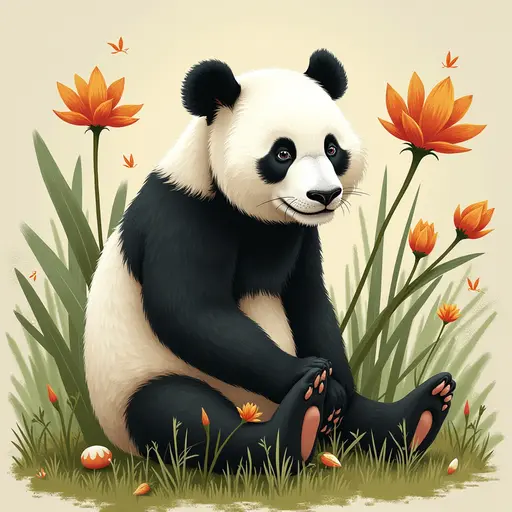 A Panda used for avatar