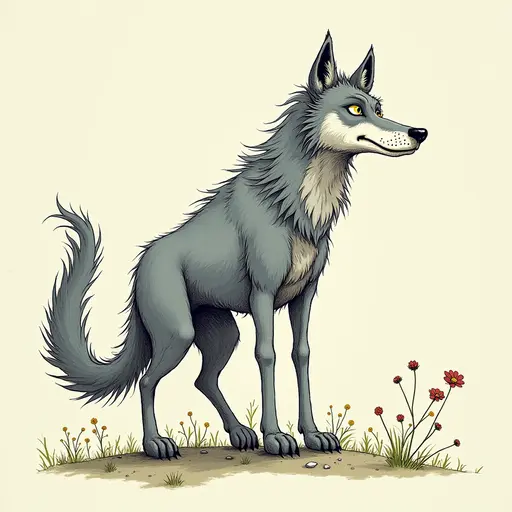 A Wolf used for avatar