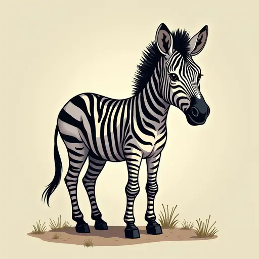 A Zebra used for avatar