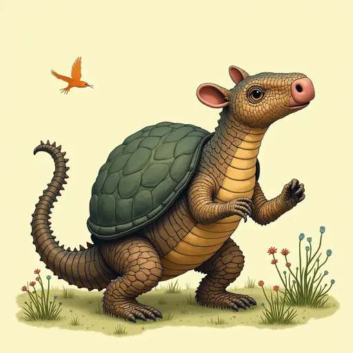 A Armadillo used for avatar